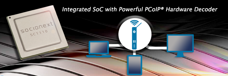 PXiV SoC with PCoIP hardware decoder